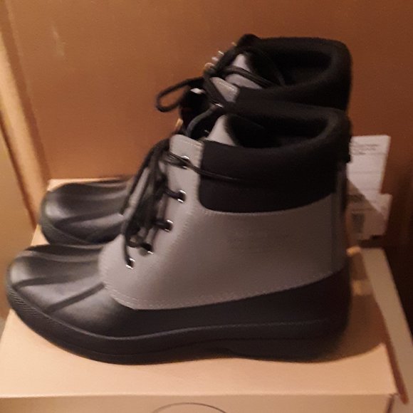 Weather Vintage Men's Luke Grey Waterproof Boots - Picture 10 of 10